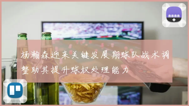 杨瀚森迎来关键发展期球队战术调整助其提升球权处理能力